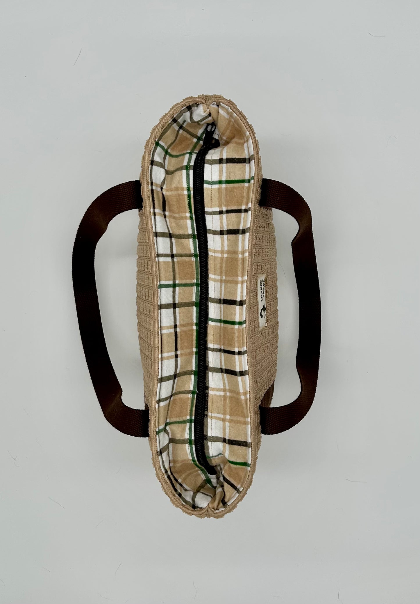 Flannel Zipper Purse