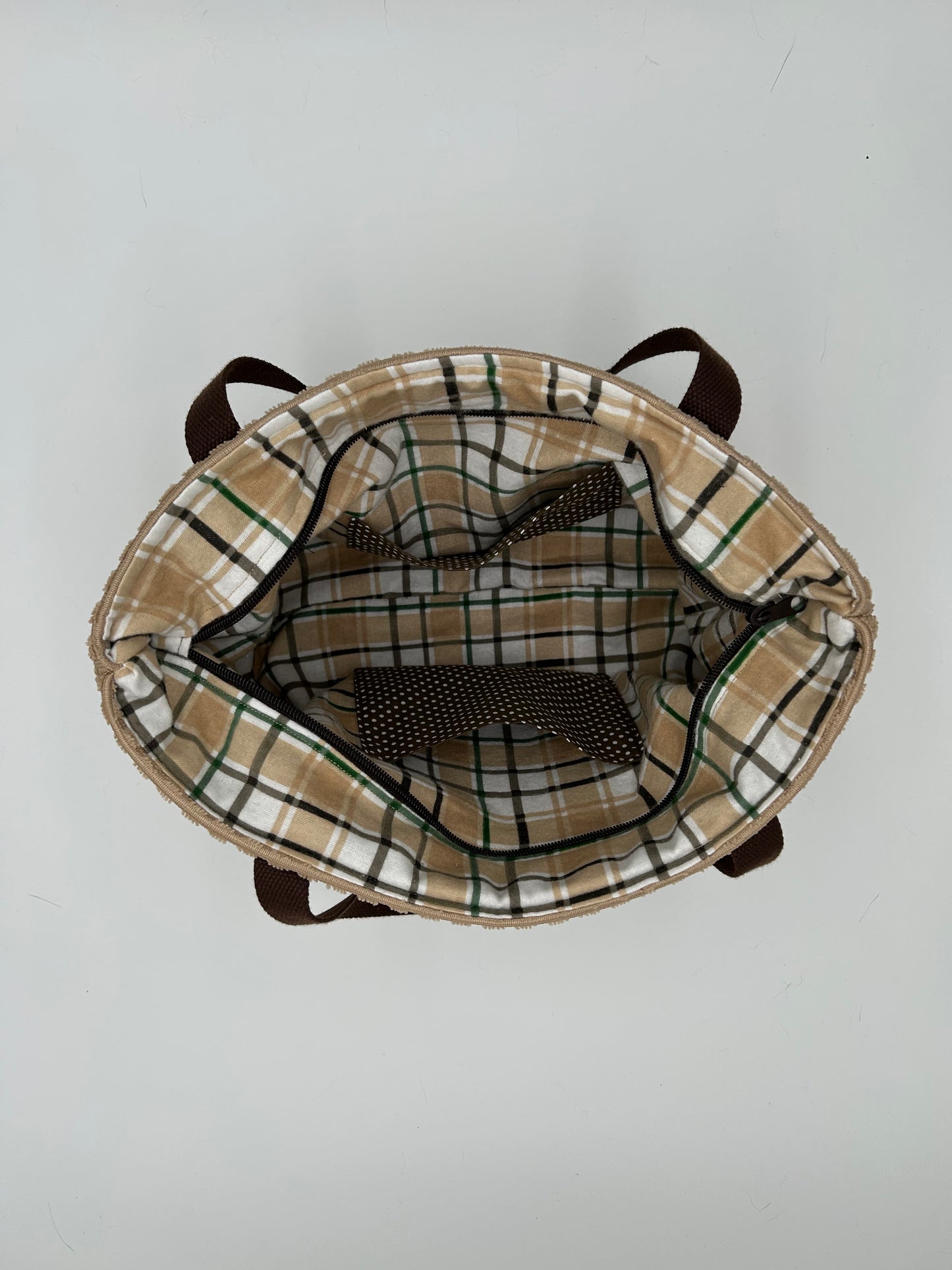 Flannel Zipper Purse