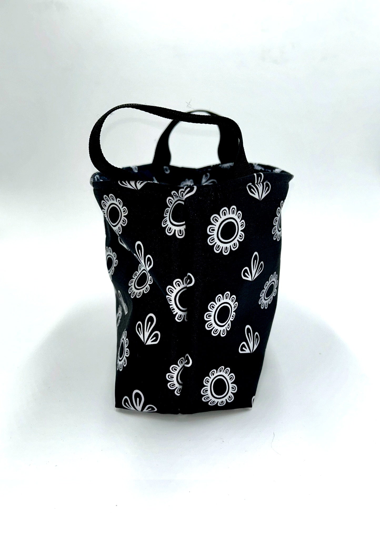 Black Flower Basket